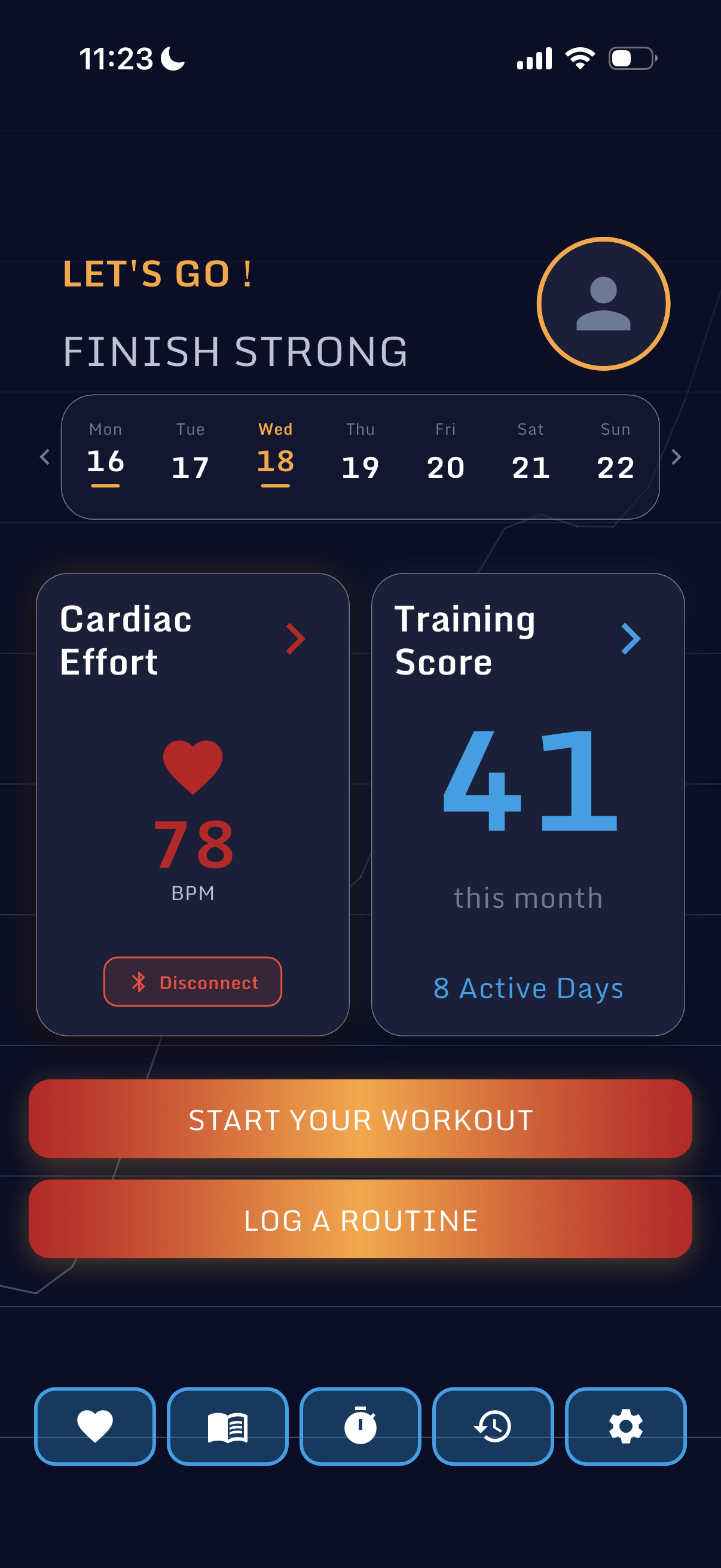 AMRAPP Dashboard Screenshot